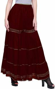 TNQ Flared Women Maroon Trousers