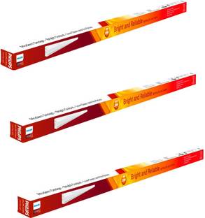 PHILIPS Ujjwal 20 Watts LED Batten (Pack of 3, White, Cool Day Light) 20 W 110.3 cm Tube Light
