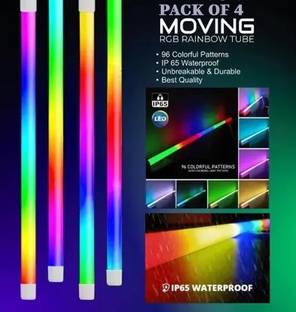 Daiwik T8 Moving RGB Rainbow Multi Color LED Light for decorative & festive lighting 20 W 120 cm Tube Light