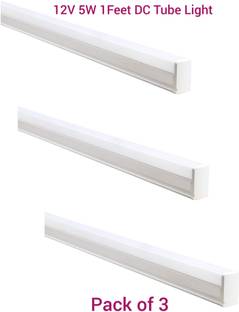 AP Source 5 WATT 12 VOLT DC LED TUBELIGHT PACK OF 3 5 W 8 cm Tube Light