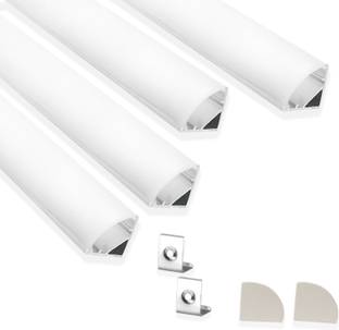 ABAJ Rectangular Corner 1Meter Profile Channels Without LED Straight Linear(16x16mm) 0 W 1 cm Tube Light