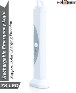 Pick Ur Needs 78 LED Rechargeable Home Emergency Long Flood Lamp LED Tube Light 40 W 3.5 cm Tube Light
