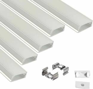 ABAJ Rectangular Surface 1Meter Profile Channels Without LED Straight Linear(18x6mm) 0 W 1 cm Tube Light