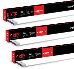 Nortek Essenza 100 Watt Tube Light LED | Cool White, PACK OF 3 100 W 121 cm Tube Light