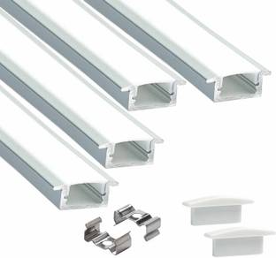 ABAJ Conciled 1 Meter Profile Channels Without LED Straight Linear (16x12mm) 0 W 1.6 cm Tube Light