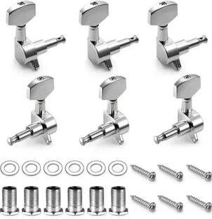 AMG Music Guitar String Tuning Pegs Machine Head Tuners for Electric or Acoustic Guitar Automatic Analog Tuner