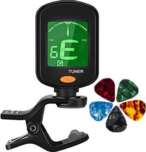 IMAGINEA Guitar Tuner LCD Display Chromatic Digital Tuner With Guitar picks Automatic Digital Tuner