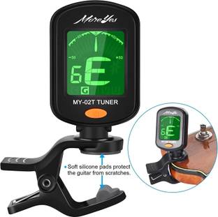 AMG Music 360° Guitar Tuner Digital Calibration Tuner with LCD Display For Guitar Automatic Digital Tuner
