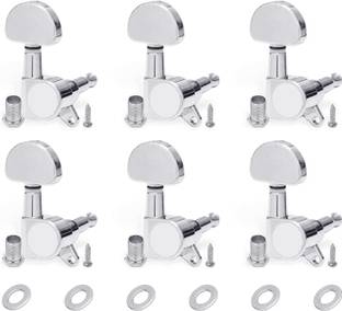 AMG Music Guitar Tuning Keys 3L+3R Guitar Machine Heads Guitar Pegs for Acoustic Guitar Automatic Analog Tuner