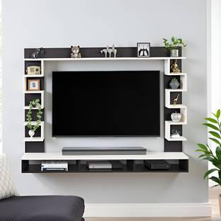 FURNEASER Cabiar TV Entertainment Units 55" Wall Cabinet, Stand, Rack, Shelf, Engineered Wood TV Entertainment Unit