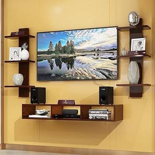 Home wood TV and entertainment unit perfect for 32 inches LED TV stand (Wenge). Engineered Wood TV Entertainment Unit