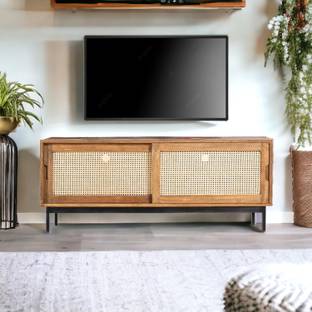 WoodMart Solid Wood TV Entertainment Unit