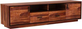 Rekha Art and Craft TV Cabinet Made of Sheesham Wood Solid Wood TV Entertainment Unit