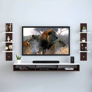 ShahQ TV Cabinet for Bedroom in 32 inch in Engineered Wood TV Entertainment Unit