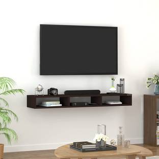 REDWUD Tracy Wall Mounted TV Unit Engineered Wood TV Entertainment Unit