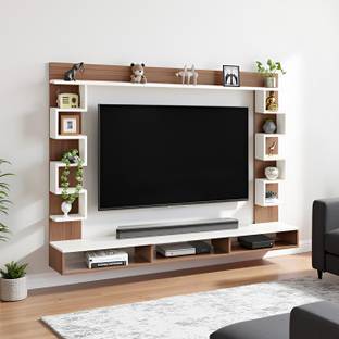 FURNEASER Cabiar TV Entertainment Units 55" Wall Cabinet, Stand, Rack, Shelf, Engineered Wood TV Entertainment Unit