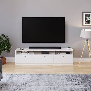 FURNEASER Mansor Tv Cabinet for 65, Unit, Stand, Rack, Table, Engineered Wood TV Entertainment Unit