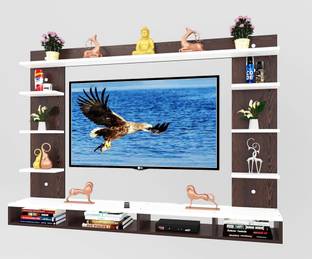 YPG CRAFT TV CABINET UNIT TV ENTERTAINMENT UNIT 50 INCH TN/WHITE Engineered Wood TV Entertainment Unit