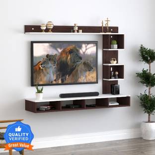 ANIKAA Irina Wooden TV Cabinet | Engineered Wood TV Entertainment Unit