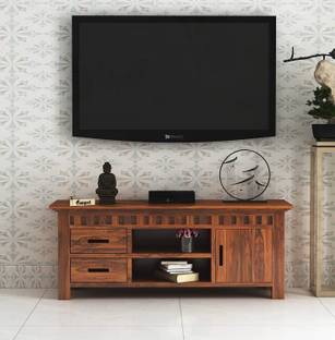 Ganpati Arts Sheesham Wood Tv Unit/Tv Cabinet For House/Wooden Tv Entertainment Unit For Home Solid Wood TV Entertainment Unit