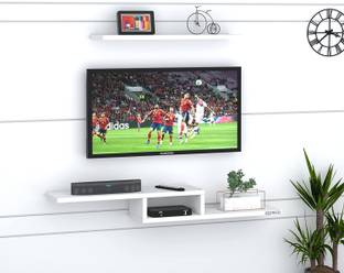 REDWUD Arch TV Unit | TV Cabinet Engineered Wood TV Entertainment Unit
