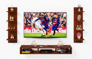 Captiver Engineered Wood Wall Mounted Entertainment Tv Unit 55 Inch Engineered Wood TV Entertainment Unit
