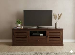 RD SOLID WOOD Solid Wood TV Entertainment Unit
