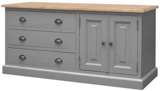 APRODZ Leo Solid Wood TV Entertainment Unit