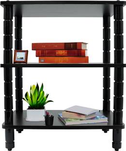 PEDPIX 3-Shelf Set Top Box Stand/TV Panel - Multipurpose Wooden Storage Home & Office Engineered Wood TV Entertainment Unit