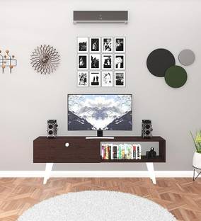 FURNIWUD Isla Floor Stand TV Unit | TV Cabinet Engineered Wood TV Entertainment Unit