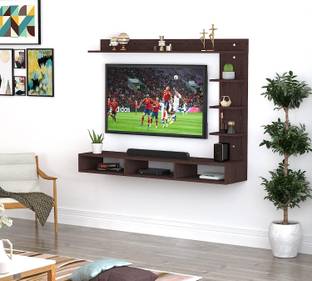 PepperWood Wall Mount TV Unit/ Stand/ Cabinet/ Engineered Wood TV Entertainment Unit