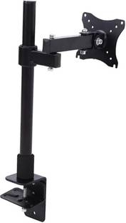 Volo Single Monitor Stand – Height Adjustable Desk Arm Mount, 17-32" Monitor Stand (Color: Black) Full Motion TV Mount