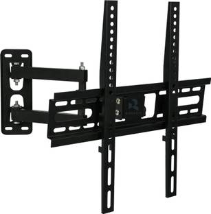 RISSACHI TV Motion Stand with Set Top Box Stand| LED Wall Mount for 23 to 55 Inch Full Motion TV Mount