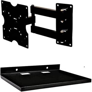 ANTHEM wall moving bracket led dual arm LED set top box stand Combo Full Motion TV Mount