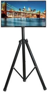 Zigma Enriching Lifestyles LCD LED OLED QLED TV Tripod Stand for 26 to 55 inch with Height Adjustable Pole Full Motion TV Mount