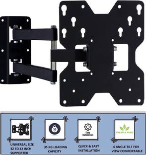 merugni UNIVERSAL Thomson Phoenix 32 inch/40/42 QLED Smart TV 6 WAY MOVABLE TV STAND Full Motion TV Mount