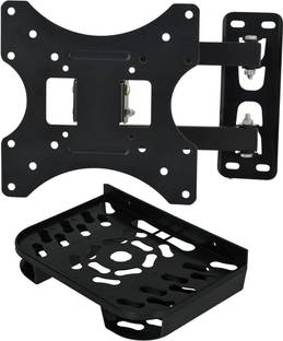 RISSACHI Wall Mount Stand for 17 to 32-inch LCD LED TV with Double Remote Holder Full Motion TV Mount