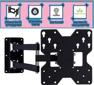 merugni UNIVERSAL LG OLED C2 (42/32/40 inch) Smart TV 6 WAY MOVABLE TV STAND Full Motion TV Mount