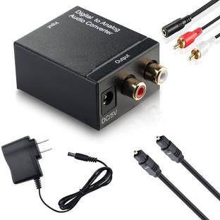 Malati  TV-out Cable Digital to Analog Audio Converter DAC Digital Optical to Analog L/R RCA Adapter
