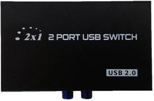 TERABYTE  TV-out Cable Printer USB Switch 2 Ports USB 2.0 Switch Box for 2 PC Share 1 USB Printer