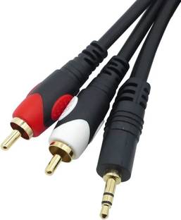 Technology Ahead  TV-out Cable 3.5 mm Stereo Audio Male to 2 RCA Male Cable 1.5 Meter - Black