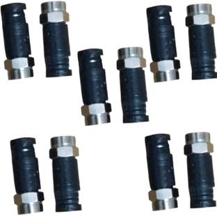 AnilElectronics  TV-आउट केबल RG6 Connector for DTH, Antena, Cable (Pack of 10)