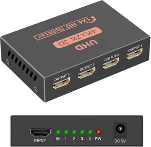 Tobo  TV-out Cable HDMI Splitter 1 in 2 Out UHD 4K 2K 3D 1x2 Splitter.(CY05) TD-488H