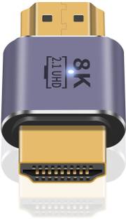 microware  TV-out Cable HDMI Male to Male Adapter 8K, HDMI 2.1 Adapter 48Gbps UHD HDMI Connector