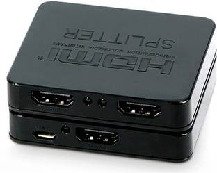 microware  TV-out Cable 4K@30Hz HDMI Splitter. 1 in 2 out HDMI Splitter (HDMI 1x2 Splitter)