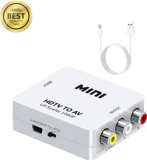 SDMINITEK  TV-out Cable MINI HDMI2AV Converter For Tv With resolution 1080p Hd Video Converter