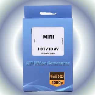 SDMINITEK  TV-out Cable HDMI to AV Converter | HDMI2AV 1080p Adapter | HDMI to RCA Video Converter.