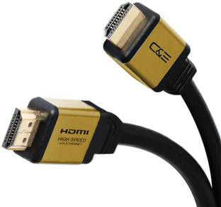 C&E HDMI Cable 4.57 m Ultra HDMI-15 Ft -(Gold)4K HDMI Cable High Speed 18GbpsCable,4K, 3D, 2160P, 1080P, Ethernet - Audio Return(ARC) Compatible UHD TV, Blu-ray, PS4, PS3, PC