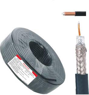 Shivpriya  TV-out Cable Plus2 RG-6 Copper Clad Steel Coaxial 100 Mtr Cable