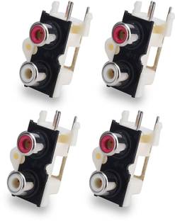 MX  TV-out Cable HEAVY DUTY RCA FEMALE CONNECTOR (MX323)(PACK OF 3)
